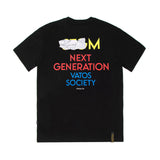 22 TAPE STANDARD FIT T-SHIRTS BEIGE / BLACK (6692811735158)