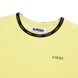 チェリーレーステープスリムTシャツ / CHERRY LACE TAPE SLIM T-SHIRT [YELLOW]