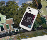 (Card storage case) Heart Graphic phone case_Red