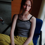 ストライプスリーブレス / STRIPE SLEEVELESS_BLACK