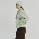 エコファーダッフルジャケット / ECO FUR DUFFLE JACKET (MINT)