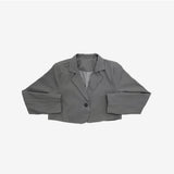 sheave single cropped jacket