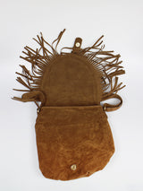 スエード フリンジ ショルダーバッグ / suede fringed shoulder bag