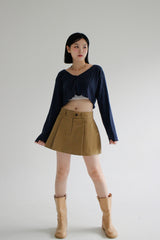 アロリブドクロップカーディガン / Allo Ribbed Crop Cardigan (5color)