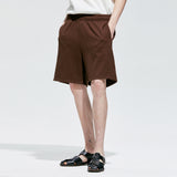 2ウェイワッフルハーフバンディングパンツ / 2way waffle half banding pants brown
