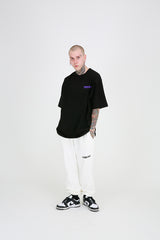 SEOUL CITY TSHIRTS (BLACK/PURPLE LOGO) (6699084087414)