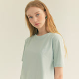 スタンダードロゴラウンドネックTシャツ / Standard Logo Ronud Neck T-shirt (Mint)