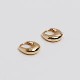 [single earring]14K gold one touch drop earring (6679715151990)