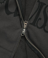 PIPING ZIP UP HOODIE CHARCOAL(CV2DFUM480A)