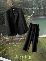 Umeda set up collar jacket 