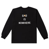 オーバーフィットレタリングロングスリーブT/OVERFIT LETTERING LONG-SLEEVED T-BLACK