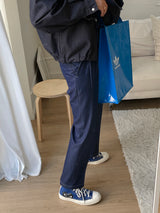 カントフェイクデニムスティッチパンツ