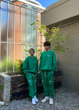 FLOVER MTM SWEAT SHIRTS (GREEN) (6555032748150)