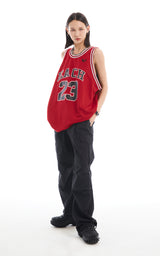  REVERSIBLE JERSEY_ RED/BLACK