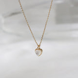 ミニグローイングハートネックレス / Mini Glowing Heart Necklace / 2 color