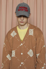 MUSIC ARGYLE CARDIGAN / BEIGE