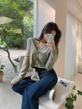 [Four-season item!] ストレートワイドデニムパンツ