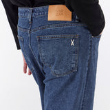 Signature Stud Straight Fit Denim Pants Indigo
