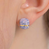 2022パントンデイリースクエアマーブリングピアス/2022 Pantone Daily Square Marbling earring (LP)