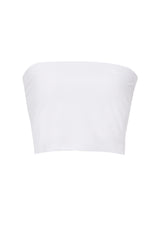 4ウェイマルチトリコットジャージスパンクロップチューブトップ/4-way multi tricot jersey span crop tube top (white)