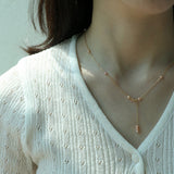 Y PEARL 14K GOLDFILLED NECKLACE (6681233490038)