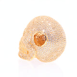 TIKOONZ アイスドアウトキングスカルペンダント / TIKOONZ ICED OUT ICE KING SKULL PENDANT