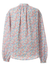 HENRY NECK SHIRRING BLOUSE_FLOWER (6638368555126)