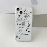 Black - To do list Phone Case_matt