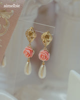 アフロディテシリーズ - ザ ローズガーデンピアス / Aphrodite Series - The Rose Garden Piercing (Pink ver.)