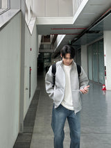 トッドオーバーサイズフィットコンポジットペーパーハイネックジップアップ / Todd Oversized Fit Composite Paper High-Neck Zip-Up (4color)
