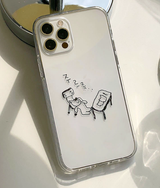 イッツアメスキャッツフォーンケース / It's a mess A cat's phone case