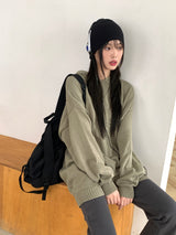 Gerber S overfit one-piece hooded knit