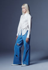 ポイントカラーコットンシャツ / POINTED COLLAR COTTON SHIRT