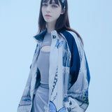 ブルーバタフライウィンドブレーカー/1 3 blue butterfly windbreak
