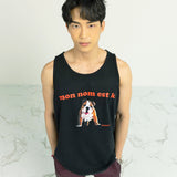 K プリントスリーブレスTシャツ / K PRINTING SLEEVLESS T-BLACK