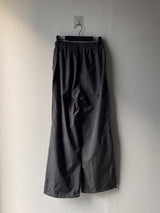Rap string pintuck nylon pants 2C