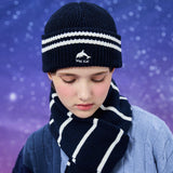 ドルフィンロゴラインビーニー / Dolphin logo line beanie