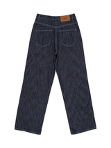 ワイドリネンデニムパンツ / W67 WIDE LINEN DENIM PANTS_MEDIUM BLUE