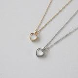 ミニグローイングハートネックレス / Mini Glowing Heart Necklace / 2 color