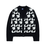 AQO BEAR PATTERN CARDIGAN (6678327525494)