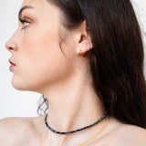 Silver daily one touch earring (6655447859318)