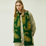 WFTB PAISLEY FOOTBALL MUFFLER DEEP GREEN