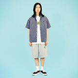 SELLER LOGO SWEAT SHORTS GREY(CV2CMUPA01A) (6691124019318)