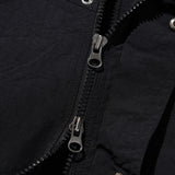 RIPSTOP 2WAY ZIP-UP JACKET [BLACK] (6613803499638)
