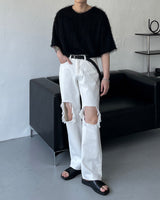 90's ソルモヘアショートスリーブTシャツ / 90's Sol Mohair Short-Sleeved T-Shirt (3 colors)