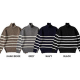 ASCLO Over Border Half Zip Up Knit (4color)