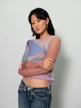 メッシュトップ / X Heeyajenny Mesh Top (4590661206134)