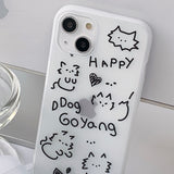 Poop Cat mettewhite Phone Case 