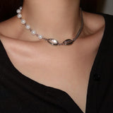 パールシェルチョーカー / PEARL SHELL CHOKER (4383990841462)