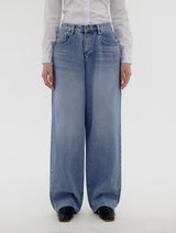 ラウンドワイドデニムパンツ / round wide denim pants